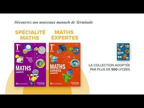 Présentation des manuels de mathématiques terminale