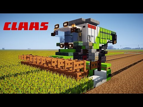Minecraft Claas Combine Harvester Tutorial | Lexion 760