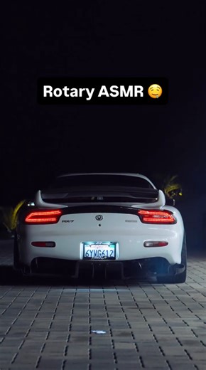 Rotary sounds so smooth I could fall asleep to this RX7 audio