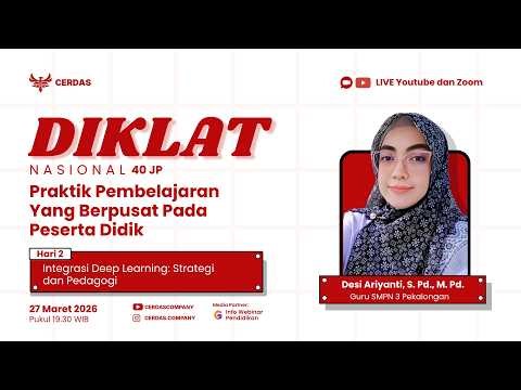 Diklat Hari 2 - Integrasi Deep Learning: Strategi dan Pedagogi