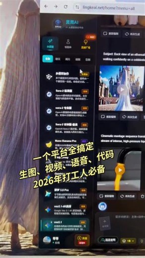 热门模型一站式使用#体验分享 #ai工具 #sora #veo #打工人必备ai软件
