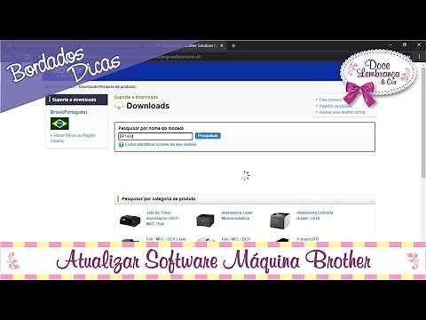 Como Atualizar o Software de Máquinas Brother
