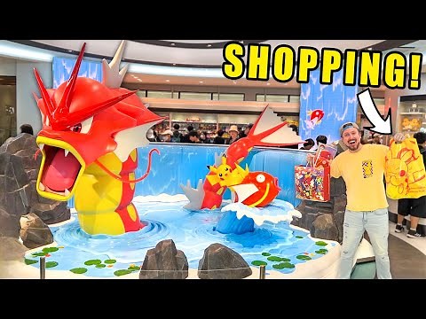 Shopping Spree at the NEW Pokemon Center Store!