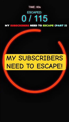 100 SUBS SPECIAL 🎊🥳 Can they all escape? 🫣 #shortsfeed #space