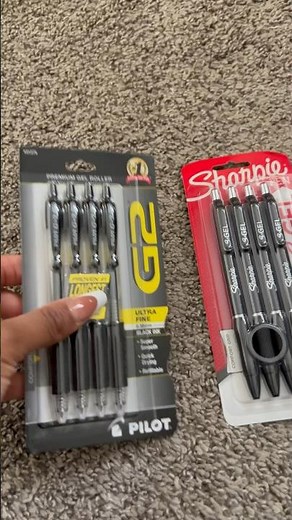 My Favorite Pens | Pilot G2 0.38mm Gel Pen & Sharpie S-Gel 0.7mm Gel Pen ✍🏾🙌🏾