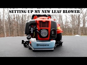 My new Husqvarna backpack leaf blower makes clearing the yard easier | BT150
