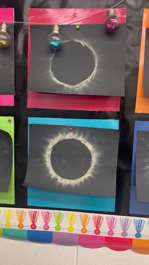 Simple activity for the Solar Eclipse ⬆️ Join Jen as she shares a fun activity to add to your plans and your #bulletinboard this week! Do you have anything fun planned for the #SolarEclipse? #specialedteachers #specialeducationteacher #solareclipse2024 #solareclipseactivities #teachers #teachersoftiktok