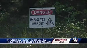 2 injured, 1 missing after explosion at south Arkansas weapons plant
