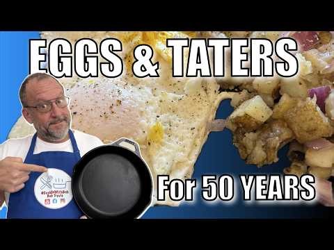 Stop the Stuck Problem | Eggs & Potatoes in Cast Iron — No Stick After 50 Years