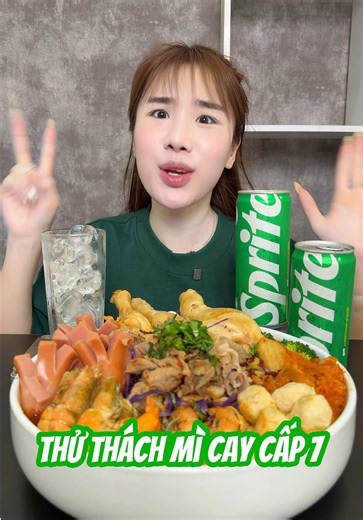 Mukbang tô mì cay cấp 7 bé xíu #behien #viral #spritevn #cangcaycangda #hợptácvớinhãnhàngsprite