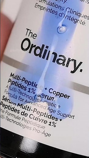 The Ordinary Multi-Peptide + Copper Peptides 1% Serum ‪@Deciem‬ ‪@theordinary‬