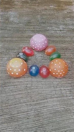 triangle balloon water colour #asmr #satisfying #shorts