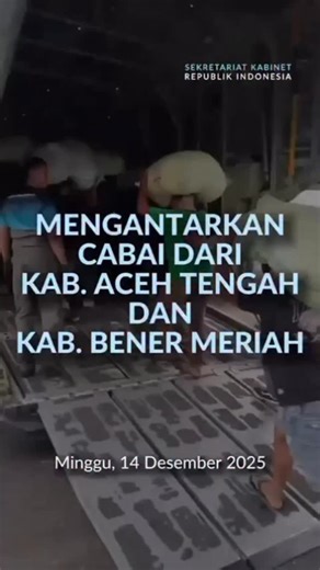 Kementerian ATR/BPN on Instagram: "Halo #SobATRBPN, Pemerintah terus berkomitmen untuk memastikan bantuan kebencanaan dan roda perekonomian masyarakat berjalan beriringan bagi masyarakat terdampak banjir di beberapa lokasi bencana alam seperti di Kabupaten Aceh Tengah dan Kabupaten Bener Meriah. Saat ini, Pemerintah telah mengangkut hasil tani warga Aceh. Hasil tani warga didistribusikan ke Jakarta dan hasil penjualan diberikan lagi ke petani. Dengan bergeraknya logistik kemanusiaan dan hasil bu