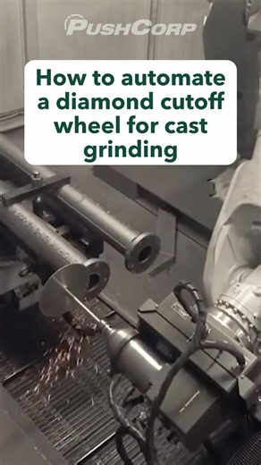 Automate Diamond Cutoff Wheels for Efficient Cast Grinding