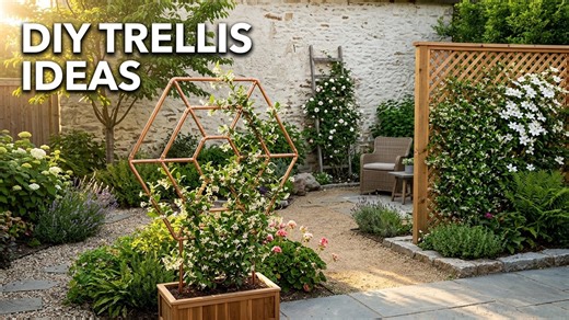 10 DIY Trellis Ideas for Beautiful Climbing Plants