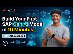 Build Your First SAP Gen AI Model with SAP AI Launchpad in Just 10 Minutes | ZaranTech
