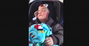 Toddler Is Sleep During Nap, Once Song Comes On The Radio, Mother Records Priceless Moment