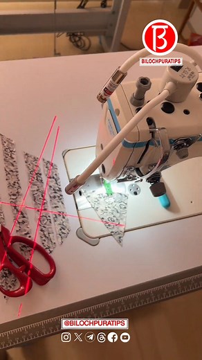 Sewing Tools And Tutorial Infrared positioning light Episode 949 Follow My Page Facebook : Bilochpuratips Official . . . . . . #bilochpuratips #bilochpuratipsofficial #sewing #sewingtips #reels #fblifestyle . | Bilochpuratips Official
