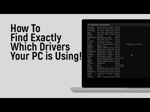 How to Find Exactly Which Drivers Your PC is Using [easy]