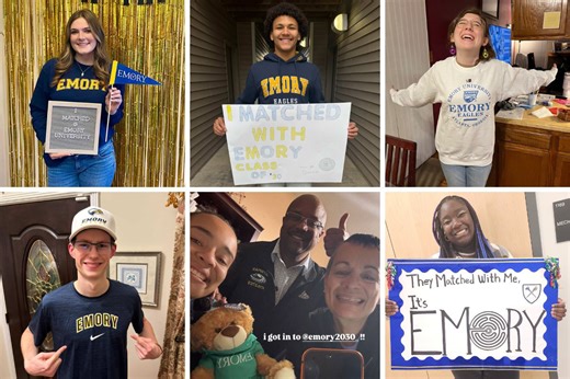 Emory admits first students in the Class of 2030 | Emory University | Atlanta GA