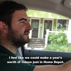 When Gav and Dan are making a video, there’s always an awkward shopping trip involved, especially when picking up an axe with some child’s paint. | The Slow Mo Guys