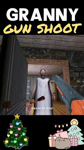 Granny chapter 2 gun shoot 💯📈#granny