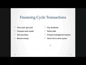 Lecture 5: Data Processing Cycle and Business Cycles 3 of 3