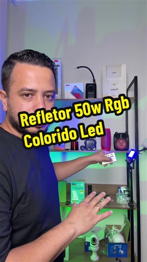 Refletor 50w Rgb Colorido Led