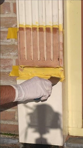 Holzbalken reparieren und auffüllen mit EAZYFIX Holzspachtelmasse #holzspachtel #holzspachtelmasse