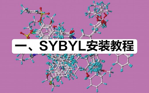 SYBYL-X 教学视频系列（一）软件安装|附安装包
