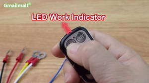 12V Wireless Winch Remote Control Kit for Truck, 12V 24V Universal Waterproof Winch Remote Control Switch Receiver Kit for Car Truck ATV SUV