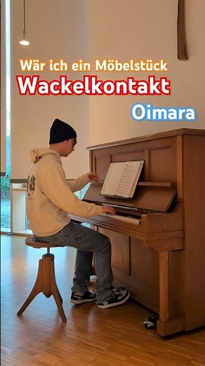 Wackelkontakt (Wär ich ein Möbelstück) 💡🎵 Oimara #klavier #musik #party #oktoberfest #feiern #shorts