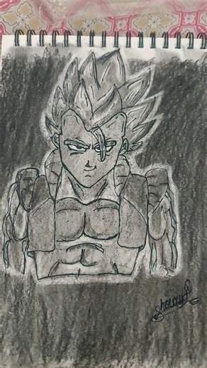 Draw gohan🔥#face#anime#dragon dalls