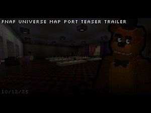 fnaf universe bedrock map teaser trailer -2