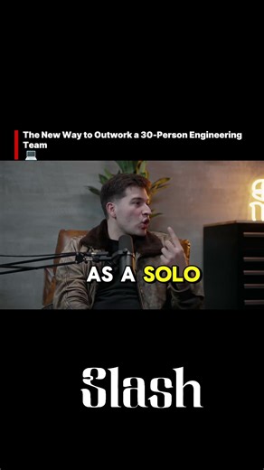 ‪@SlashFinancial‬ One person. 30x the output. The game has officially changed. 💻✨ #fintech