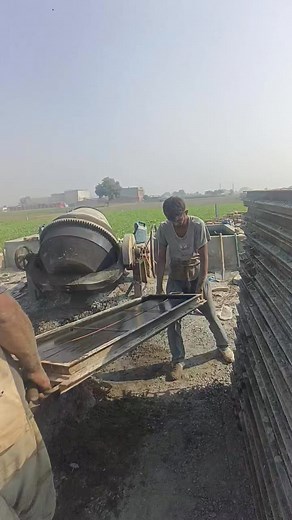 Concrete Slab Pouring – Step by Step Strength Build #StepByStep #ConcreteBuild #CivilWork #Shorts | ikhlaq shah