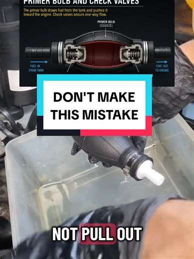 How to Install and Use a Fuel Primer Bulb Correctly
