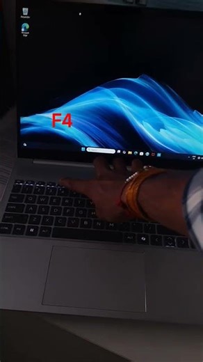 HP Omnibook 5 laptop me Keyboard Backlight On/Off Shortcut Key #shorts #HPOmnibook5 #viral #short