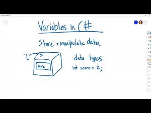 Intro to C#: 2 - Variables