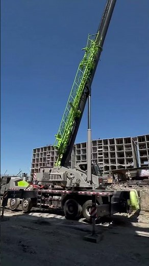 Zoomlion 35 Ton Mobile Crane in Action 🚧 | Powerful Heavy Lifting Machine #MobileCrane #Crane