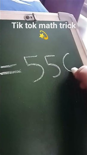 Tik tok math trick 💫✨🪄 #youtubeshort 💫