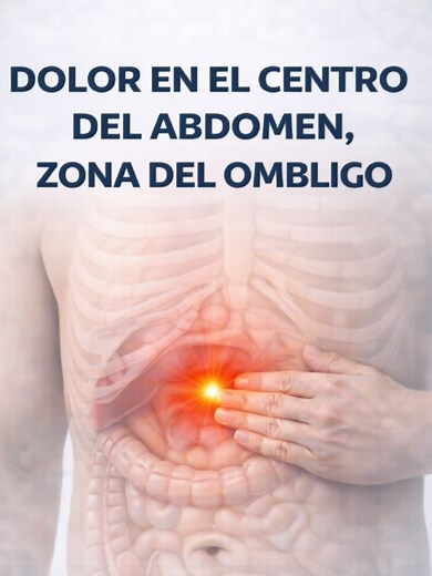 🔵 Dolor en el centro del abdomen (zona del ombligo) Este tipo de dolor no es casual y suele estar relacionado con el intestino delgado, donde ocurre gran parte de la digestión y absorción de nutrientes. Cuando aparece de forma recurrente, puede asociarse a inflamación intestinal, disbiosis, parásitos o mala absorción, especialmente en personas con antecedentes de colon irritable o infecciones digestivas. 👉 No se trata de ignorarlo ni de tapar el síntoma. 👉 La clave está en identificar la caus