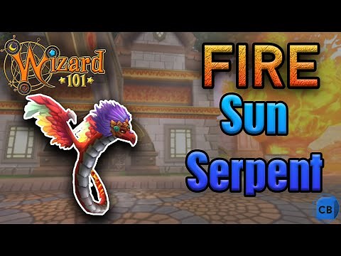 Getting the Sun Serpent Pet in Wizard101!