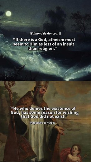 atheism vs religion | goncourt vs augustine #atheism #religion