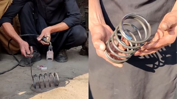 Incredible Production of Heavy Duty Metal Springs