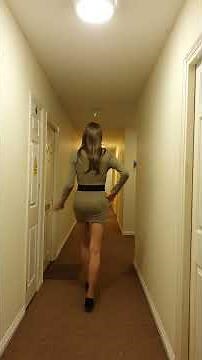 Crossdresser - very short jumper dress