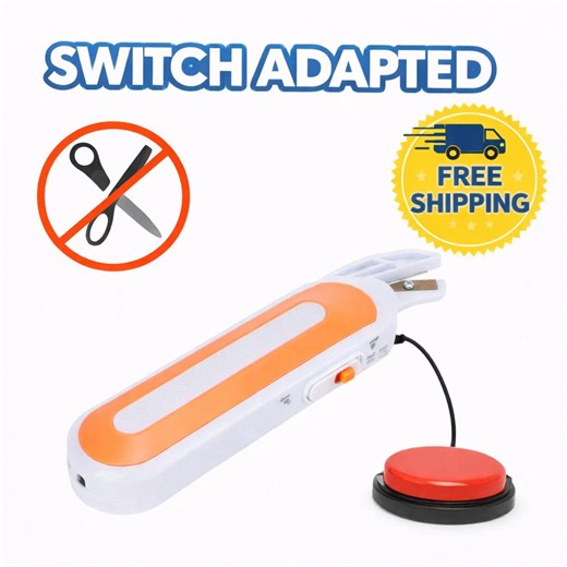 Switch Adapted Electric Scissors | Accessible Craft Tool for Special Needs & OT | Free Shipping - Etsy
