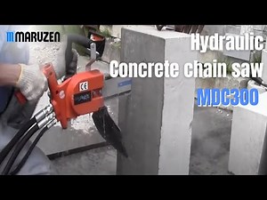 Light weight and low noise! MDC300 HYDRAULIC CONCRETE CHAIN SAW