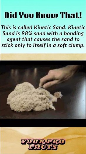 What Is Kinetic Sand and How Does It Work? #sand #facts