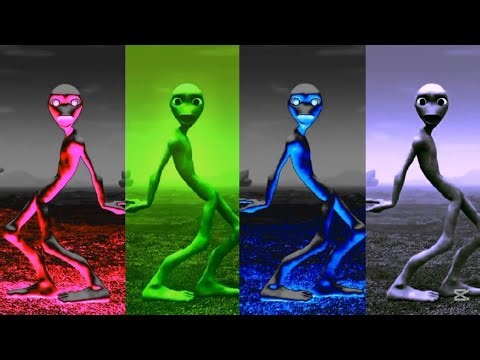 Alien Dance Evolution – Red vs Green vs Blue vs Black Alien Dance Battle 👽
